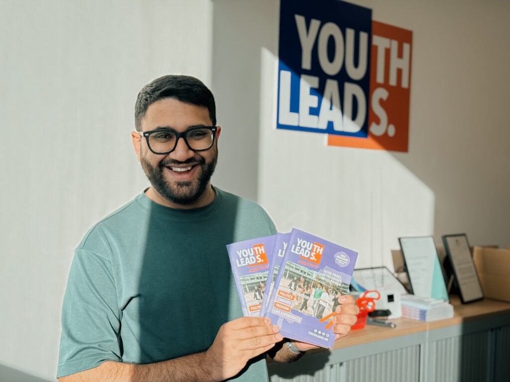 Youth Leads UK CEO, Saeed Atcha MBE DL with new Youth Leads Magazine